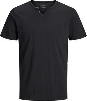 Jack & Jones T-Shirt Shirt Henley Shirt T-Shirt JJESPLIT NECK TEE