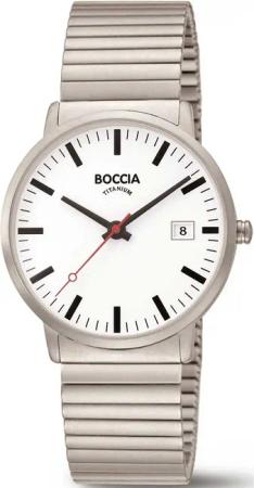 Boccia 3622-04 Herrenuhr Titanium Zugbanduhr 38mm 5ATM