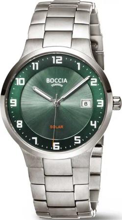 Boccia 3652-04 Herrenuhr Titanium Solar Saphirglas 39mm 5ATM