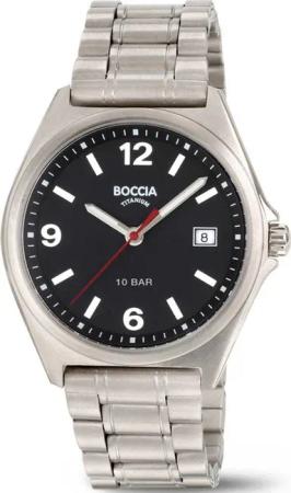 Boccia 3663-01 Herrenuhr Titanium 39mm 10ATM