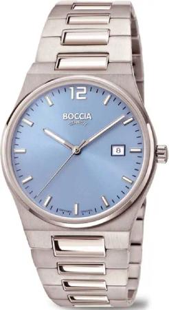 Boccia 3661-01 Herrenuhr Titanium Saphirglas 39mm 5ATM