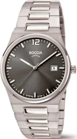 Boccia 3661-02 Herrenuhr Titanium Saphirglas 39mm 5ATM
