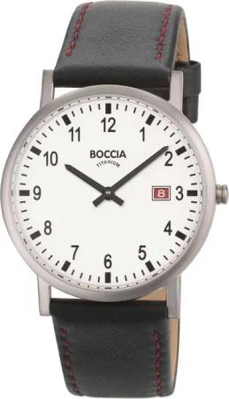 Boccia 3662-01 Herrenuhr Titanium 37mm 5ATM