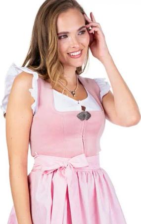 MarJo Dirndl Samt Dirndl 2tlg. - MÖNCHSROTH - puderrosa