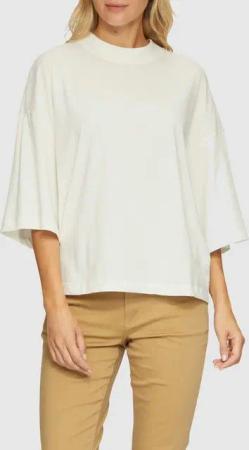 s.Oliver T-Shirt T-Shirt mit überschnittenen Schultern (1-tlg) 1/2-Arm, Rundhals-Ausschnitt