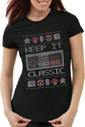 style3 T-Shirt Keep it Classic Ugly Sweater NES x-mas pulli weihnachten sweater