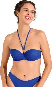 Lisca Bikini Ober- und Unterteile Badeanzug-Oberteil Bandeau-Balconnet vorgeformt SORRENTO