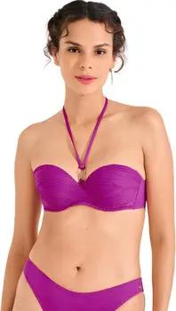 Lisca Bikini Ober- und Unterteile Badeanzug-Oberteil Bandeau-Balconnet vorgeformt SORRENTO