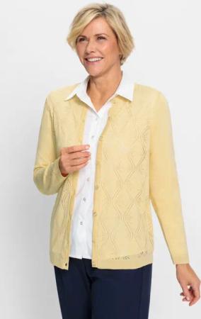 Ajourstrickjacke