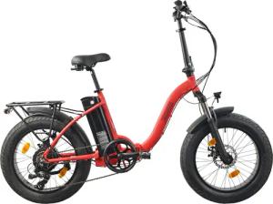 LLobe E-Bike "Elektro Faltrad 20" Terrain rot", Shimano, Tourney, Heckmotor 250 W