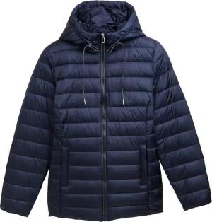 TOM TAILOR Damen Plus Size - Lightweight Steppjacke mit wasserabweisender Funktion, blau, Uni, Gr. 46