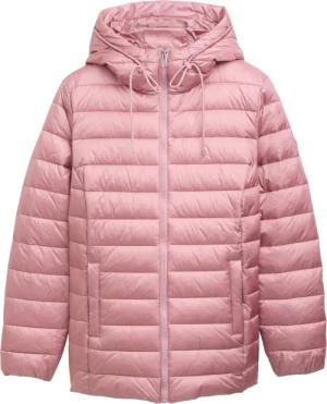 TOM TAILOR Damen Plus Size - Lightweight Steppjacke mit wasserabweisender Funktion, rosa, Uni, Gr. 44