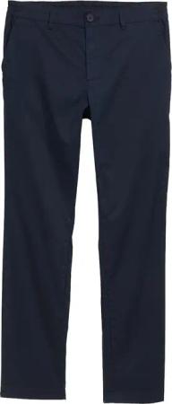 TOM TAILOR Herren Ultralight Regular Fit Chino Hose, blau, Uni, Gr. 31/34