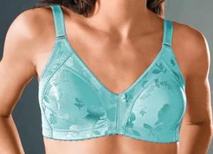 Naturana Minimizer-BH mit dezent glänzendem Floraldruck