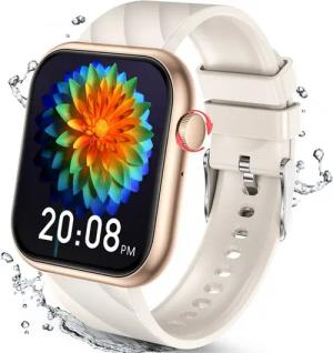 BRAIDOL Smartwatch,Fitness Tracker uhr für Damen Herren mit Telefonfunktion Watch (5 cm/1,96" HD Voll Touchscreen Zoll) IP67 Wasserdicht Fitness Uhr, Pulsmesser, Frauengesundheit,Schlaftracking, Kalorienverbrauch