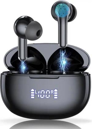 walkbee Kopfhörer, TWS In-Ear-Kopfhörer,Bluetooth 5.3,HiFi Stereo In-Ear-Kopfhörer (Bluetooth Kopfhörer mit HD Mikrofon,True Wireless, Noise Cancelling, Sprachsteuerung,Ultraleicht Ohrhörer, Hohe Hi-Fi-Klangqualität)