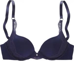 s.Oliver Push-up-BH Pauline mit feiner Spitze seitlich am Cup und modischem Accessoire, Dessous