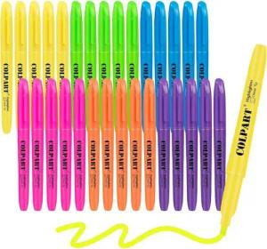 LuxusKollektion Marker Textmarker Set 30PCS-6Bright Assorted Farben Chisel Tip Marker Pens