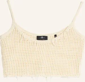 7 for all mankind CROPPED TANK Top