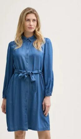 TOM TAILOR Sommerkleid Blusenkleid mit Gürtel
