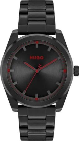 HUGO Quarzuhr #BRIGHT 1530353, Armbanduhr, Herrenuhr, Mineralglas, Edelstahlarmband