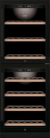 Caso Weinkühlschrank "777 WineChef Pro 126-2D black", für 126 St. Standardflaschen á 075l