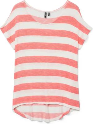 Vero Moda Kurzarmshirt "VMWIDE STRIPE SL TOP GA JRS NOOS"