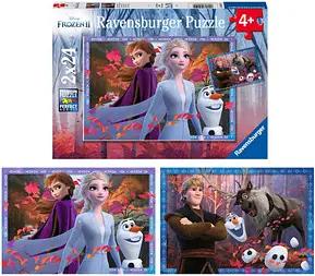 Ravensburger Disney Frozen Frostige Abenteuer Puzzle, 2 x 24 Teile