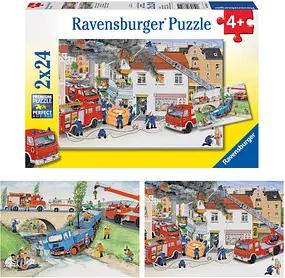 Ravensburger Bei der Feuerwehr Puzzle, 2 x 24 Teile