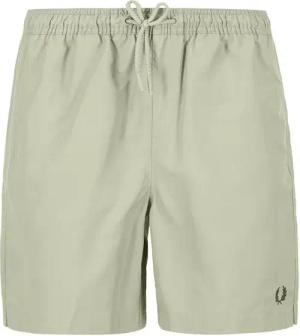 Fred Perry Herren Badeshorts grün unifarben
