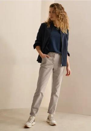 Cecil Damen Jeans im Casual Fit in Beige, Gr: 33