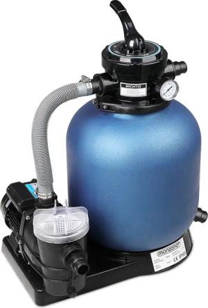 Sandfilteranlage Pool 11000 L/h mit Vorfilter 4-Wege Ventil