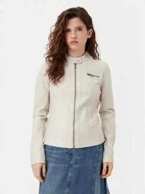 ONLY Jacke aus Kunstleder Bandit 15081400 Beige Regular Fit