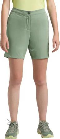 Jack Wolfskin Hiking Alpine Short Women Kurze Wanderhose Damen 44 green eucalyptus