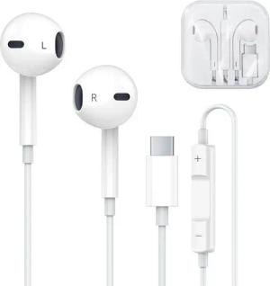 BRAIDOL Kopfhörer In-Ear-Kopfhörer USB C kopfhörer für Samsung Galaxy In-Ear-Kopfhörer (iPhone 15 Pro, Kabelgebunden, In-Ear-kopfhörer, Universal, Passen zu allen Modellen, USB-Typs C für iPad Pro 2021/2020 iPad Air 5/4/Mini 6, Pixel 3 2)