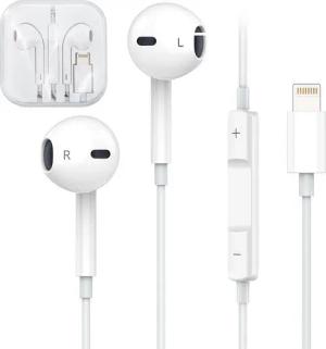 BRAIDOL Kopfhörer mit Kabel In-Ear-Kopfhörer lightning Anschluss In-Ear-Kopfhörer (Kabelgebunden, In-Ear-Kopfhörer, Intergrierte Steuerung für Anrufe und Musik, kabelgebunden,Lightning-Ohrhörer, Stereo-Kopfhörer, für iPhone Apple Earpods)