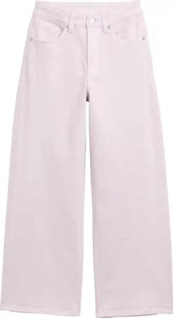 TOM TAILOR Mädchen Wide Leg Hose, lila, Uni, Gr. 140