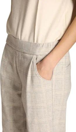 Mason's - Pantalon Prince de Galle Ecru Gris elastique Easy - Größe IT 48 - bunt
