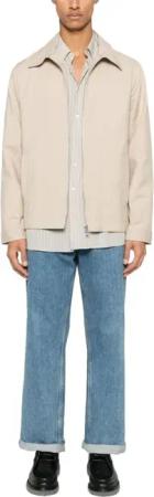 NN. 07 - veste ivan fermeture eclair a double sens hybride - Größe M - beige