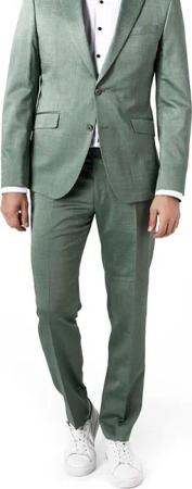 JOOP! Herren Hose grün meliert Slim Fit