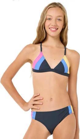 Rip Curl - Block Party Bikini Mädchen navy