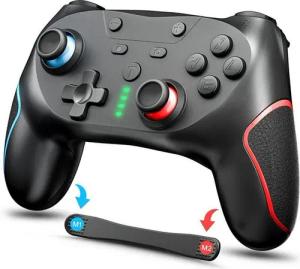 BRAIDOL Gaming Controller,Switch Controller Controller (1 Set, für Nintendo Switch/Switch Lite/Switch OLED Gamepad, mit 6-Achsen Gyroskop,Double Shock,Aufwachen,Turbo Button)