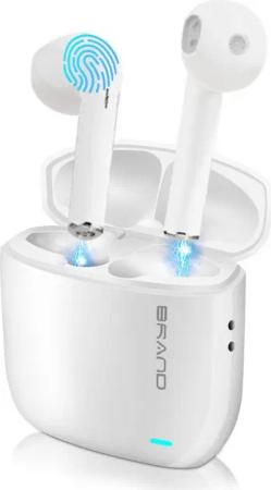BRAIDOL Bluetooth Kopfhörer,TWS Kabellose Earbuds wireless In-Ear-Kopfhörer In-Ear-Kopfhörer (Bluetooth V5.3, HiFi Stereoklang, Mit Ladecase, Wireless Kopfhörer, Rauschunterdrückung, Touch-Funktion, HIFI-Verlustfreie Klangqualität)