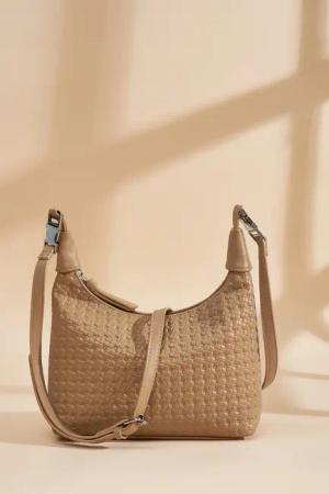Braune Kunstledertasche