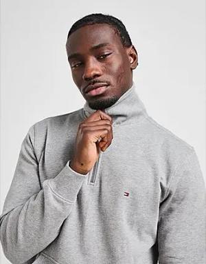 Tommy Hilfiger 1/2 Zip Small Flag Sweatshirt - Herren, Grey