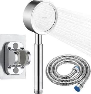 BRAIDOL Handbrause Handbrause Wasserfall, Handbrause Duschkopf mit Schlauch, (abnehmbarer Duschkopf, Komplett Set, 1-tlg. mit 1.5m Schlauch), mit einer winkelverstellbare Duschkopfhalterung