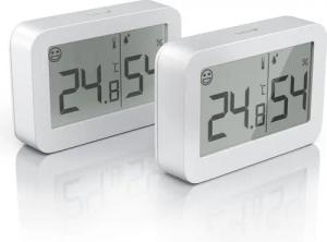 BRAIDOL Raumthermometer Hygrometer und Raumthermometer innen digital LCD Thermometer Messgerät, Innenwetterstation, LCD Anzeige 2-tlg., Hygrometer mit Thermometer digital, für Innenraum Wohnzimmer Babyraum Büro