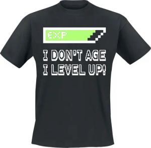 Gaming-Sprüche - Gaming T-Shirt - I Don´t Age - S bis XXL - für Männer - Größe M - schwarz