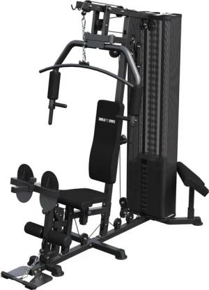 GORILLA SPORTS Trainingsstation Kraftstation - Verstellbar, mit Latzug, Butterfly, Beincurler, (1-tlg)