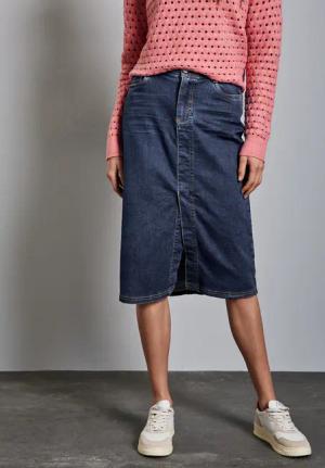 STREET ONE Jeansrock, aus Baumwolle mit Stretchanteil